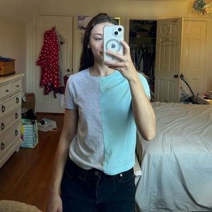 Rue 21 - S - two toned gray and blue tshirt